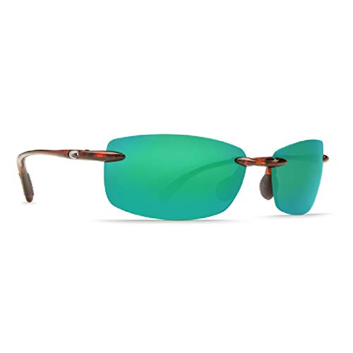 Costa Gulf Shore Readers Tortoise Plastic Frame Green Mirror Lens Men's Sunglasses GSH10OGMP250