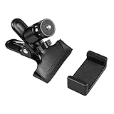 YIBAISI Guitar Head Clip Holder Guitar Headstock Cell Phone Clamp Clip Mount for Most Models 2.16in-2.95in Phones