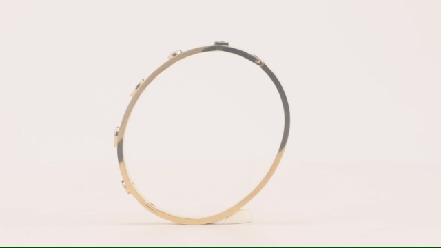 Amazon.com: EF ENFASHION Trendy Oval shape Bangle Bracelet