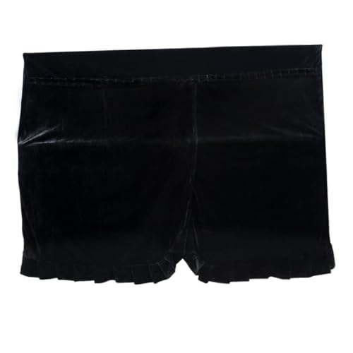 Housse de clavier de piano 88 touches taille L velours extensible noir