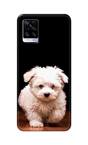 Image of PRINTFIDAA� Printed Hard Back Cover Case for Vivo V20 | Vivo V20 2021 Back Cover (Puppy Dog) -2808