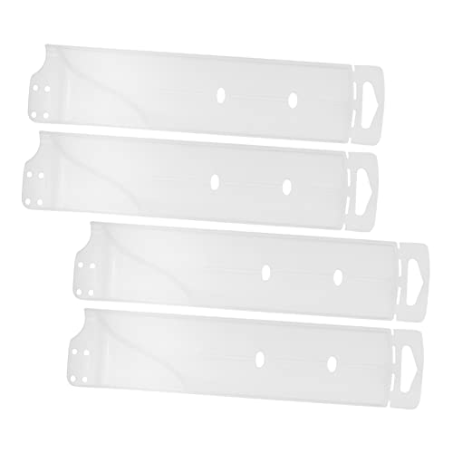 BEBEMOKO 4pcs Guard Cleaver Protector Protectors for Fingers Protectors Cutter Protector Sheaths for Kitchen with Kitchen Gadget Cooking Cutter Covers Knives Cover White Pp