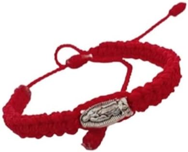 Virgin Mary Medal Adjustable Red String Bracelet | Guadalupe's Blessing Virgin Mary Medal Adjustable Red String Bracelet | Guadalupe's Blessing