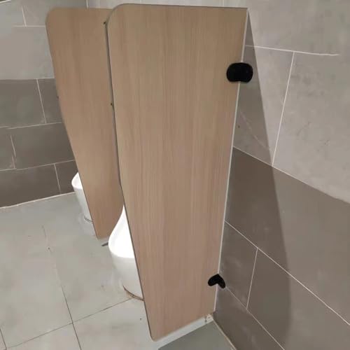 Mampara para urinarios de pared panel divisor de bano comercial gris set de 3 7