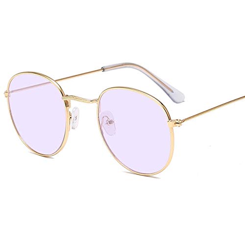 Preisvergleich Produktbild GUHBDR Brillen Kleine Rahmen Runde Sonnenbrille Frauen / Männer Legierung Spiegel Sonnenbrille Vintage
