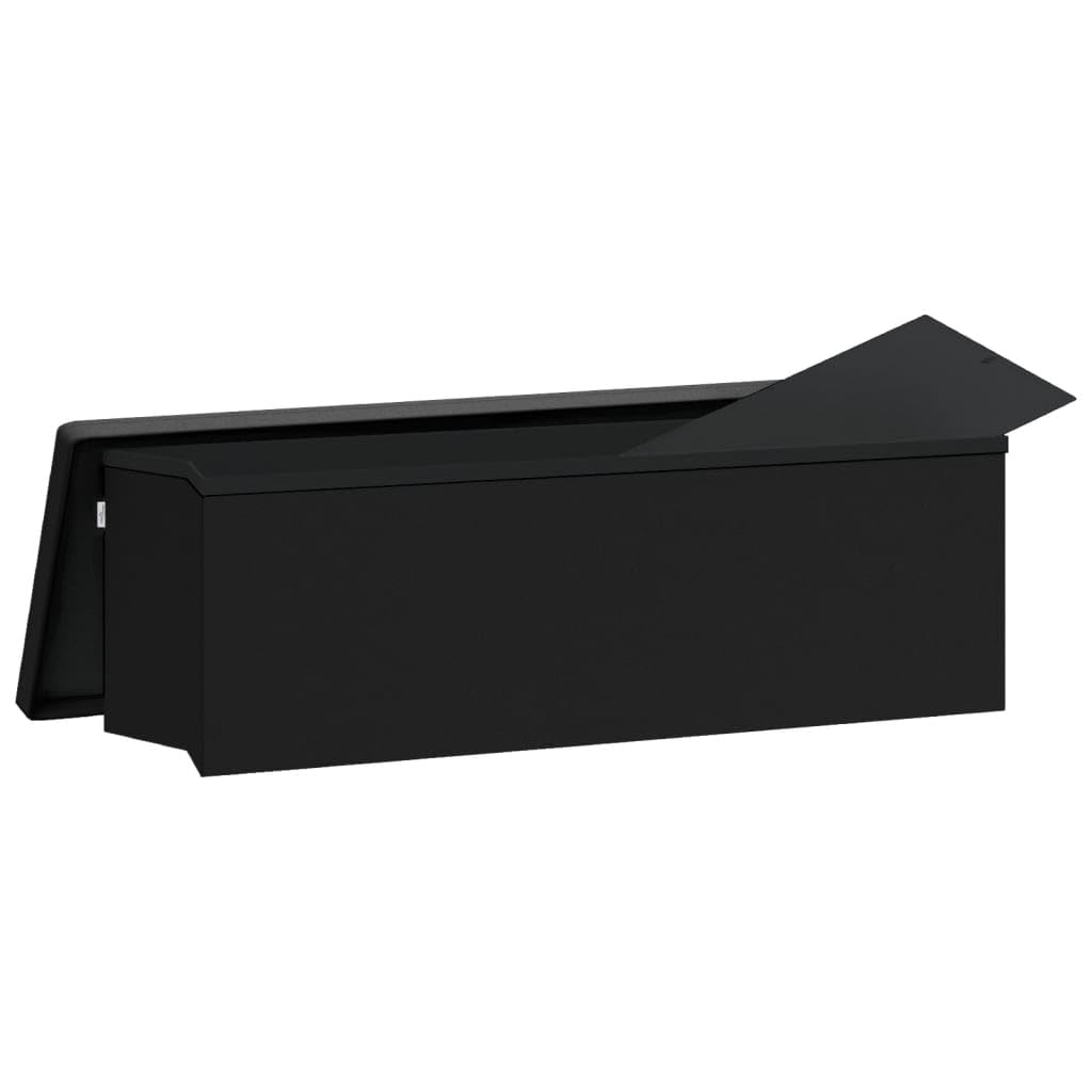 Genérico Banco de almacenaje Plegable de PVC Negro,Mobiliario,Bancos,Bancos para recibidores y almacenamiento-374906
