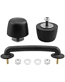 Hulyxayfave Front Windshield Hold Down Bracket, Hood Bump Stop Rubber Bumper Cushion Fit for Jeep Wrangler JK 1997-2018 TJ 1997-2006, Replacement KJ71051BK 55176422