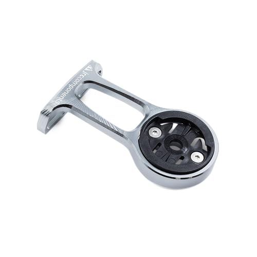 JRC Components Stem Out Front Mount | Compatible with Garmin Edge Series Devices | Lightweight CNC 6061 Aluminium Body - Gunmetal