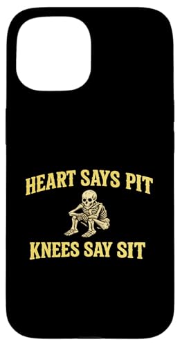 Heart Says Pit Knees Say Sit Mosh Pit �X�P���g�� �W���[�N �X�}�z�P�[�X iPhone 15 �p