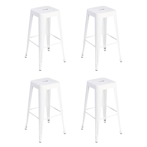 Solycarpa Pack 4 Taburete Alto Tolix Metálico