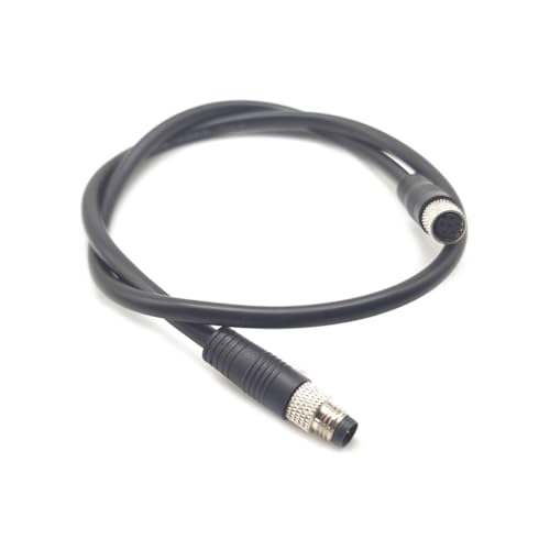 Cable conector M8 6 pines macho a hembra 0.5 m miniatura 5