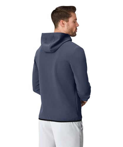 Three Sixty Six Men's Therma Quarter Zip Hoodie Pullover - 1/4 Zip Sweater Golf Sweatshirt - Moisture Wicking and Windproof2