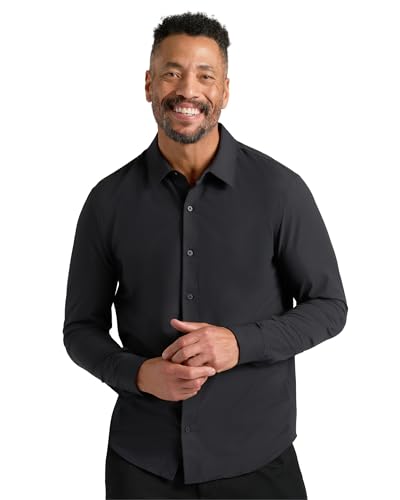 Chemise boutonnée à manches longues pour homme True Classic casual