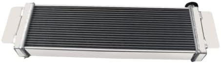 2 Row Air to Water Intercooler Aluminum Heat Exchanger 24"x8" Core Superchar 56mm Aluminum Radiators