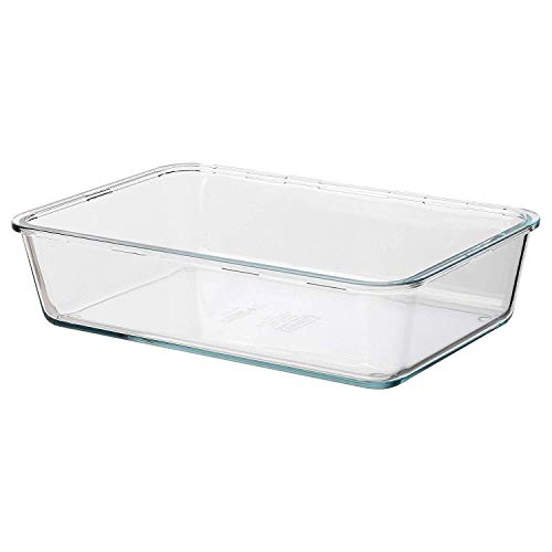 IKEA 803.931.31 Food Container, Large Rectangular, Glass