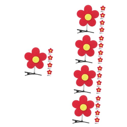 Pinces cheveux fleurs boite cadeau pour anniversaire de fille