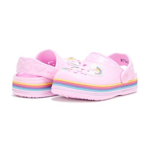 Image of Josmo Kids Double Buckle Sandals Boys Girls Adjustable Back Strap Summer Beach Pool Sandal (Size 5-10 Toddler)