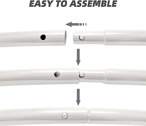 2M Metall-Ballonbogen-Kit,DIY gebogener Bogen,Eisen-Hochzeitsbogen,DIY-Metall-Rundballonbogen-Girlande,runder Ring-Ballonbogen-Kit,Blumendekoration für Geburtstagsfeier,Hochzeit, Weihnachten – Bild 7