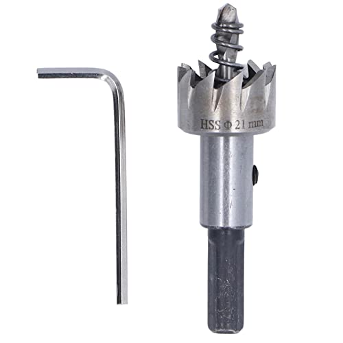 Set Profesional de Broca Sierra 21 mm con Llave Hexagonal miniatura 1