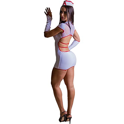 Fantasia Sexy Medica Enfermeira Doutora Sensual Erótica (P)