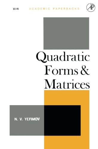 Buy Quadratic Forms and Matrices: An Introductory Approach — BookShops.in