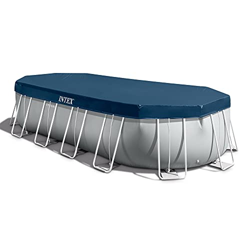 INTEX-26797EH-Prism-Frame-Premium-Oval-Above-Ground-Swimming-Pool-Set-20ft-x-10ft-x-48in–Includes-1500-GPH-Cartridge-Filter-Pump–Removable-Ladder–Pool-Cover–Ground-Cloth INTEX 26797EH Prism Frame Premium Oval Above Ground Swimming Pool Set 20ft x 10ft x 48in–Includes 1500 GPH Cartridge Filter Pump–Removable Ladder–Pool Cover–Ground Cloth