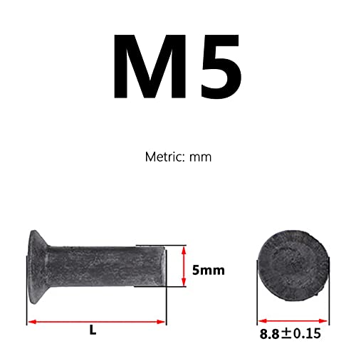 Rivets à tête plate M5 pour restaurer vos meubles et structures - 4