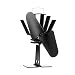 ECOFAN Original Wood Stove Fan, Small, Black Blade