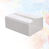 UPKOCH Handtuchspender Wandmontage Papiertuchspender Ohne Bohren Wand Tissue Box Keine Spur Taschentuch Kosmetiktücher Papierhandtuch Küchenpapier Spender Aufbewahrungsbox Weiß