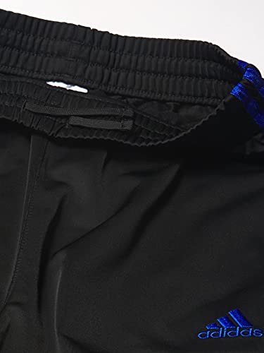 Adidas Boys' Toddler Iconic Tricot Jogger Pants, Black With Bold Blue, 2T #TOP1