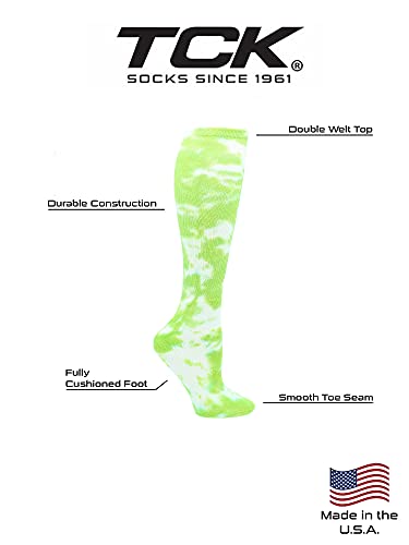Image of Tie Dye Multisport Tube Socks Soccer Softball Volleyball for Girls Boys Women and Men Youth and Adult