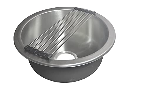 1 x lavello da incasso in acciaio inox 304