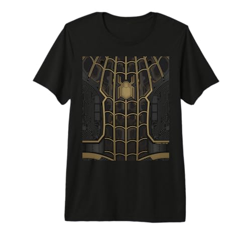 Spider-Man No Way Home t-shirt vêtement Marvel homme geek costume noir
