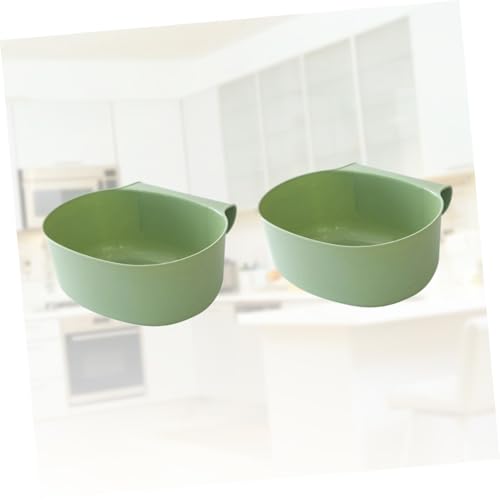 Caneca colgante rectangular para puerta de gabinete verde miniatura 7