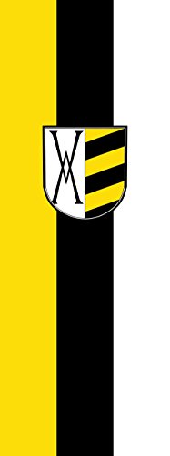 Drapeau Obing 400x150cm anti-enroulement pour mât vertical de 6m²