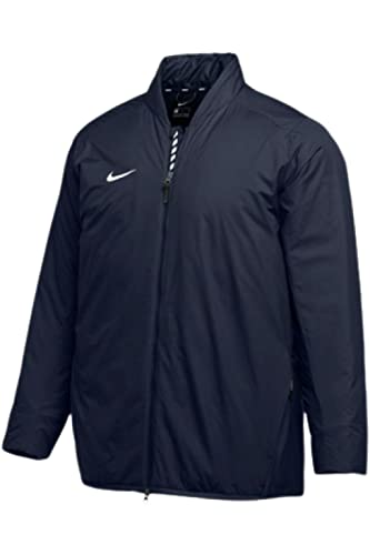 Nike Men's Team Bomber Down Full Zip Jacket (Navy, Small)