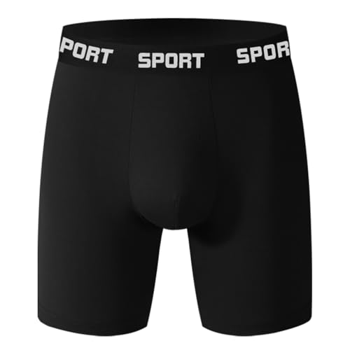 Mens Underwear Boxer Briefs for Men Long Leg Boys Briefs Ultra Soft Mens Boxer Briefs Moisture Wicking Breathable Underwear