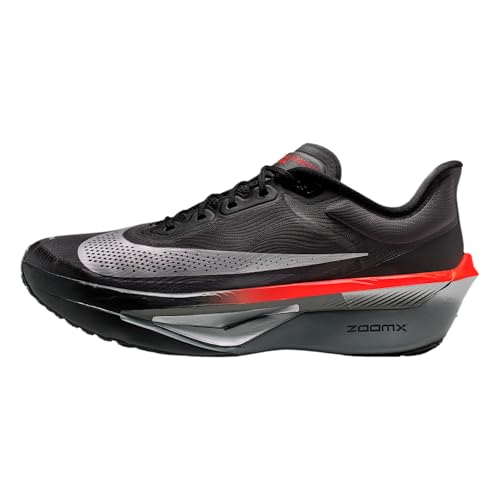 Nike Zoom Fly 6 Mens Road Racing Shoes (Black/Bright Crimson/Wolf Gray/Metallic Silver) Size 9.5
