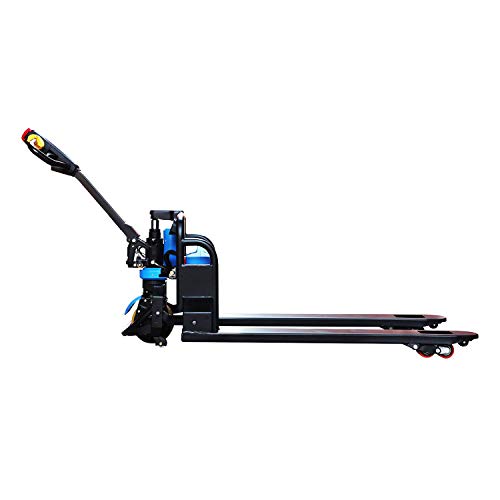 Xilin Electric Powered Pallet Jack 3300lbs Capacity Lithium Battery Walkie Pallet Truck 48\"x27\" Fork Size Blue Style - Thumbnail 5