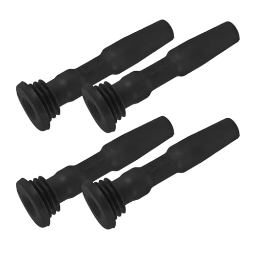 Capuchons de bougie d'allumage en caoutchouc noir de qualité supérieure