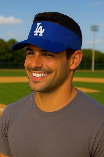 Visera Deportes Los Angeles Ajustable Azul Royal miniatura 5