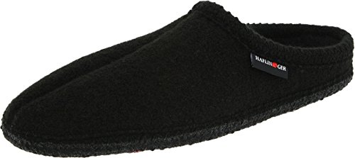 Haflinger Women's AS Slipper,Black,41 EU (Women's 10 M US/Men's 8 D US)