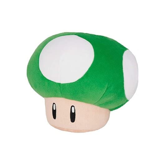 PELUCHE SUPER MARIO 16CM 1 UP MUSHROOM