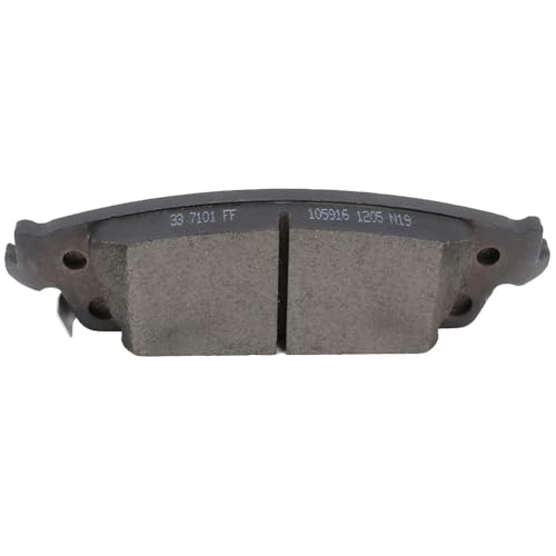 Image of ECCPP Rear Disc Brake Pads Kits[4] Ceramic D1707 w /Hardware