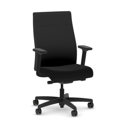 Image of HON Ignition 2.0 Ergonomic Office Chair, Lumbar Support, Desk Chair, Black