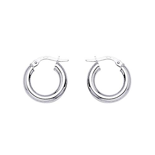 Créoles Or Blanc 18 carats un cadeau précieux pour marquer un moment unique