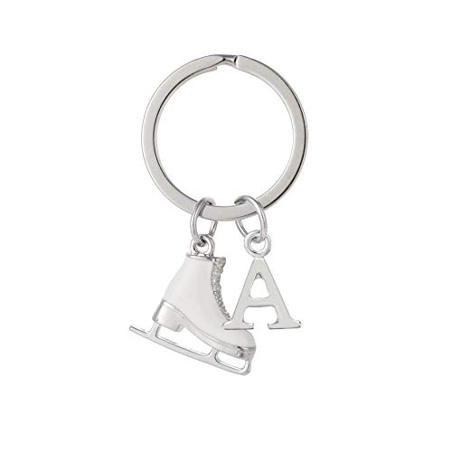 Amaxer Cooltime Fashion Accessories - Llavero de patines de hielo para mujeres y niñas (A), a, 28mm