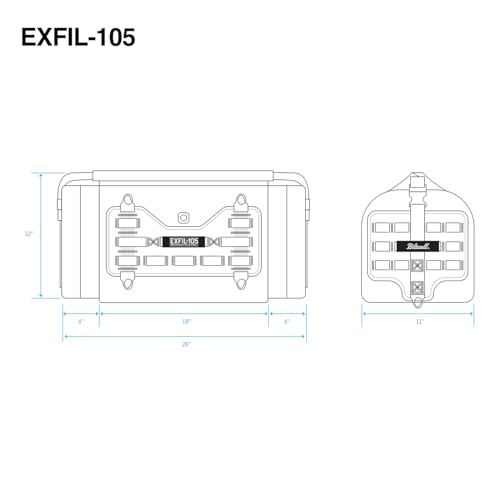 Biltwell EXFIL-105 Bolsa seca para motocicleta miniatura 6