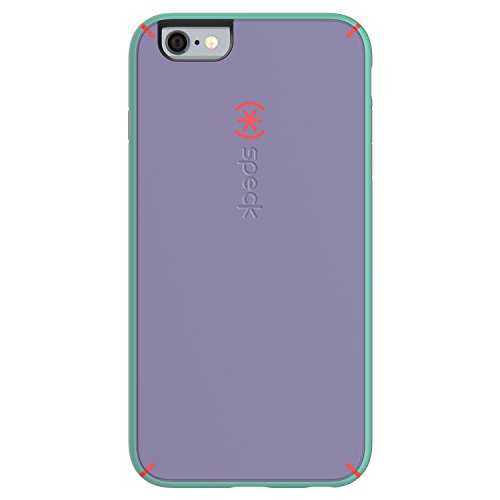 Speck Products MightyShell Case for iPhone 6 Plus/6S Plus - Retail Packaging-Heather Purple/Warning Orange/Aloe Green