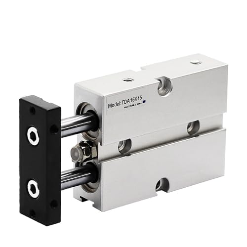 Cilindro neumático doble efecto TN10-10 de doble vástago y 20mm de alesaje 4